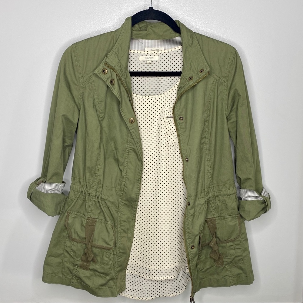 Olive Green Cargo Jacket